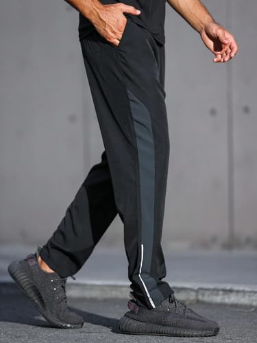 POSHAX Regular Track Pant for Men || Track Pants || Plain Track Pant (TP-75-Black-S)