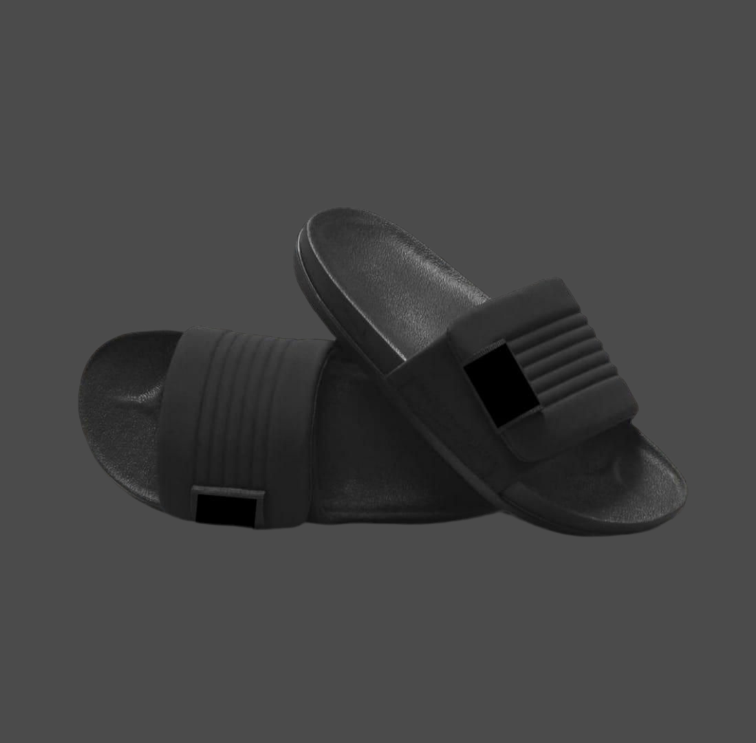 Men’s Casual Dailywear Slippers – Black