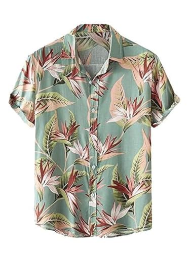 Leriya Fashion Men's Casual Cotton Shirt – Button Down Summer Shirt's for Men | Lightweight Textured Fabric | Perfect for Daily & Weekend Wear White