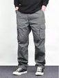 Lymio Men Cargo || Men Cargo Pants Cotton || Casual Cargos Pant (Cargo-46-Grey-L)