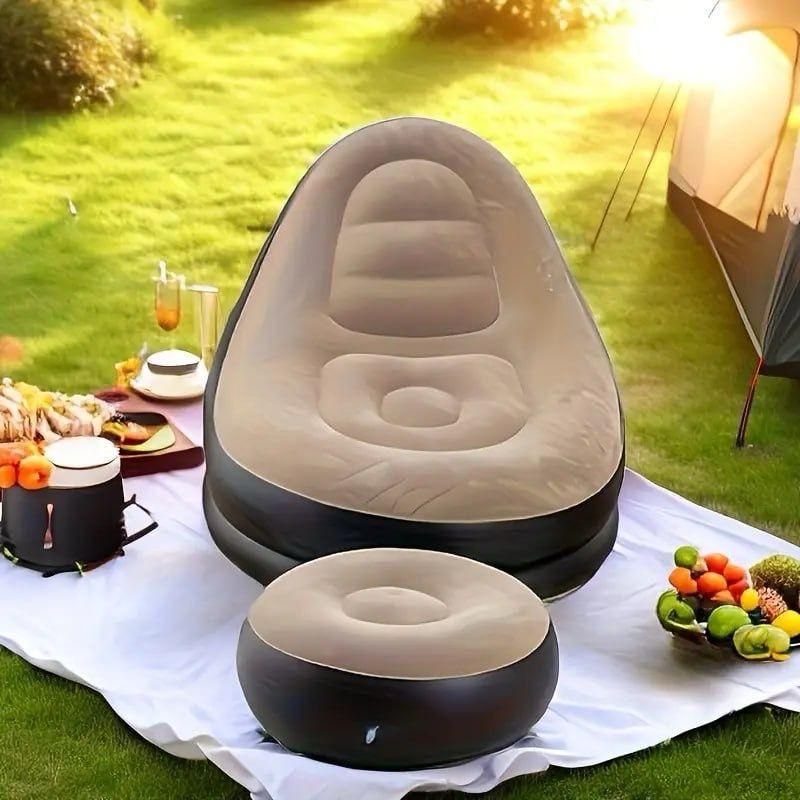 2 in 1 Inflatable Sofa – Portable & Comfortable
