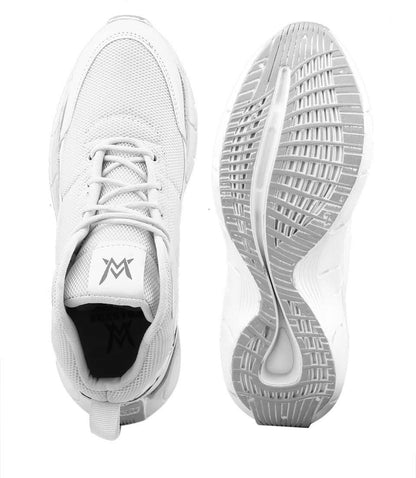 Men’s Stylish Lace-Up Casual Shoes – White