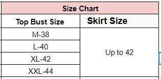 Women’s Top & Skirt Set – Elegant Rayon Ensemble