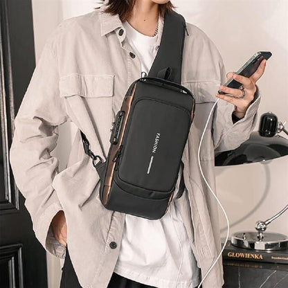 Men’s Premium Leather Sling Bag