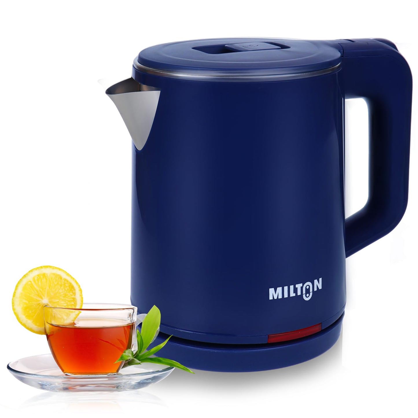 Milton Rapid Electric Kettle 1.8L | 1500 Watts | Stainless Steel Hot Water portable Electric Kettle for Home, Office | Auto Shut-Off with Wide Mouth | Cool-touch Handle and Single-Touch Lid Lock