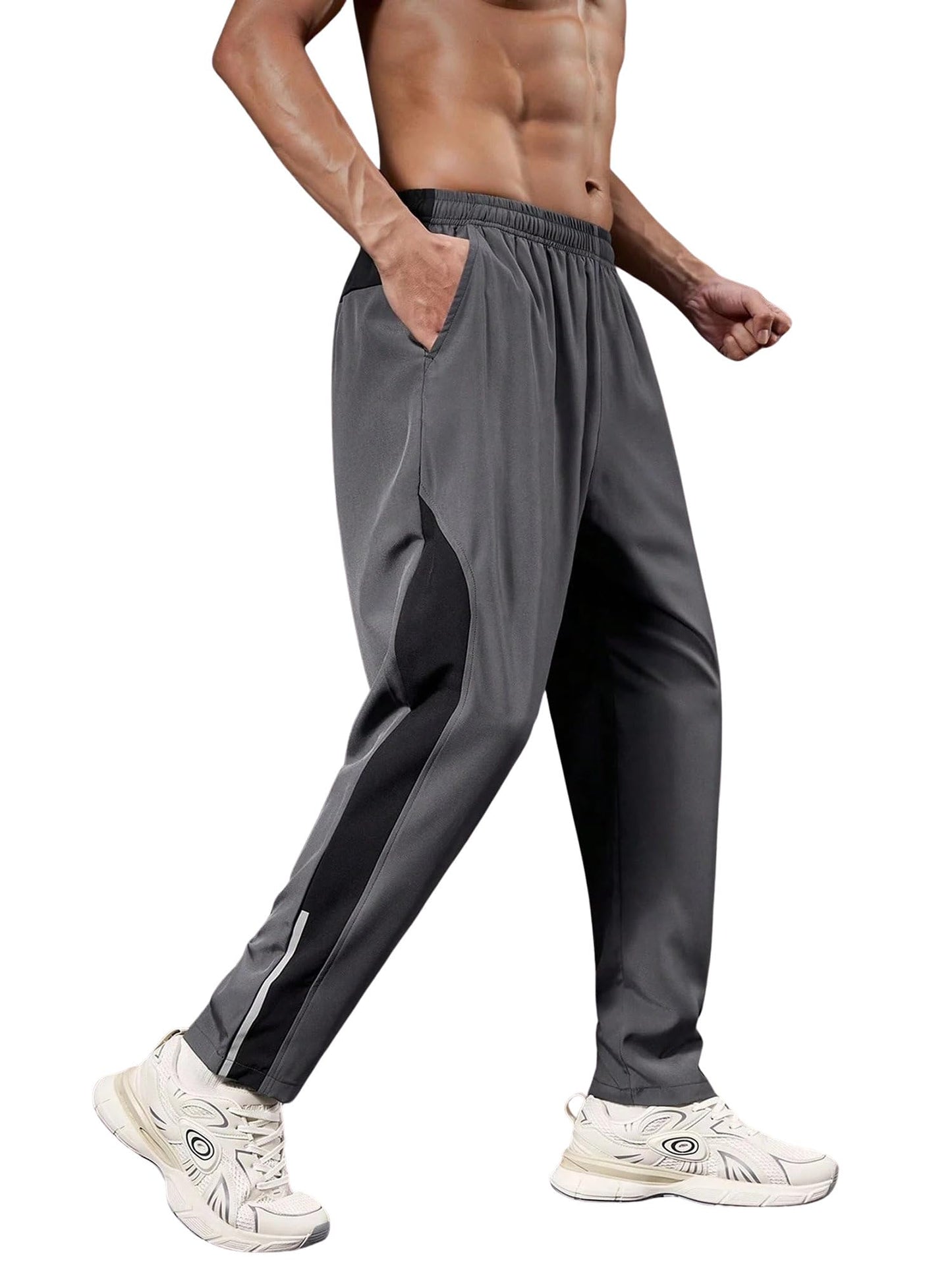 POSHAX Regular Track Pant for Men || Track Pants || Plain Track Pant (TP-75-Black-S)