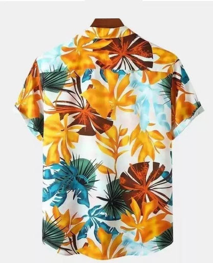 Leriya Fashion Men's Casual Cotton Shirt – Button Down Summer Shirt's for Men | Lightweight Textured Fabric | Perfect for Daily & Weekend Wear White