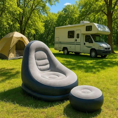 2 in 1 Inflatable Sofa – Portable & Comfortable