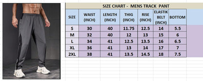 POSHAX Regular Track Pant for Men || Track Pants || Plain Track Pant (TP-75-Black-S)