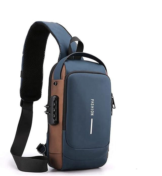 Men’s Premium Leather Sling Bag