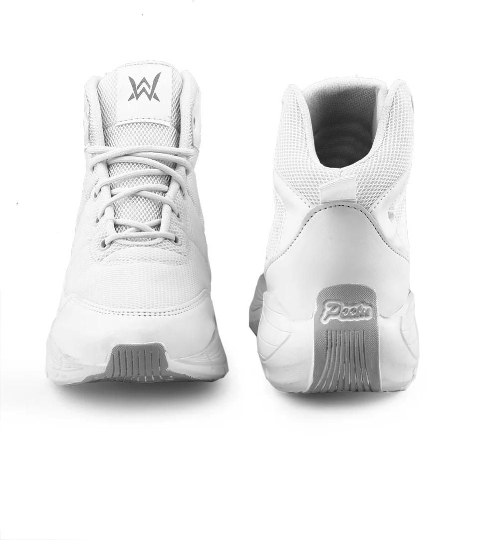 Men’s Stylish Lace-Up Casual Shoes – White
