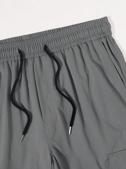 Lymio Men Cargo || Men Cargo Pants Cotton || Casual Cargos Pant (Cargo-46-Grey-L)