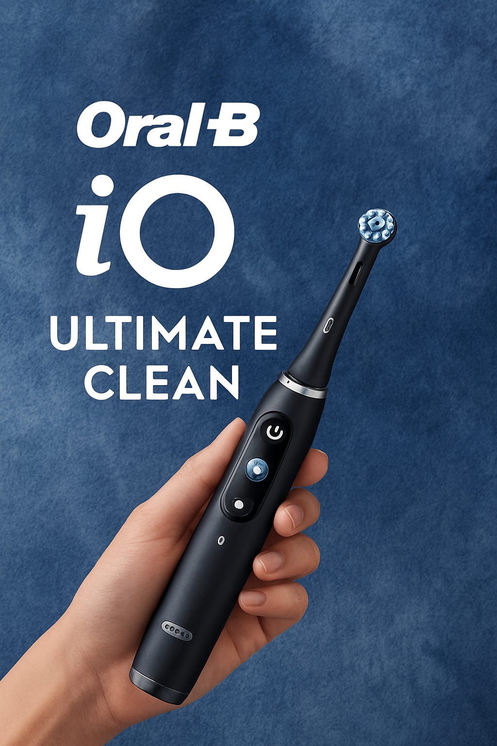 Oral-B iO Black Ultimate Clean Replacement Brush Heads (Pack of 2)